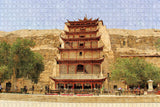 China Gansu Dunhuang Mogao Grottoes Jigsaw Puzzle Wooden 1000 Piece