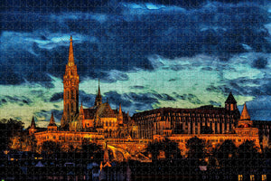 Hungary Matthias Church Budapest Jigsaw Puzzle Wooden 1000 Piece