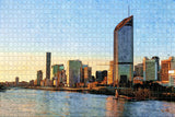 Australia CityCat Ferry The Brisbane River Brisbane Jigsaw Puzzle Wooden 1000 Piece