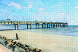 St Augustine Beach Florida USA Jigsaw Puzzle Wooden 1000 Piece