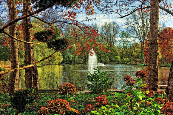 Holland Vondel Park Amsterdam Jigsaw Puzzle Wooden 1000 Piece