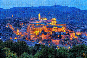 Hungary Buda Castle Budapest Jigsaw Puzzle Wooden 1000 Piece