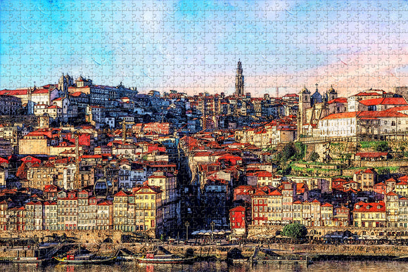 Portugal Porto City Jigsaw Puzzle Wooden 1000 Piece