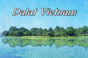 Vietnam Xuan Huong Lake Dalat Jigsaw Puzzle Wooden 1000 Piece