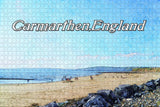 UK England Carmarthen Beach Jigsaw Puzzle Wooden 1000 Piece