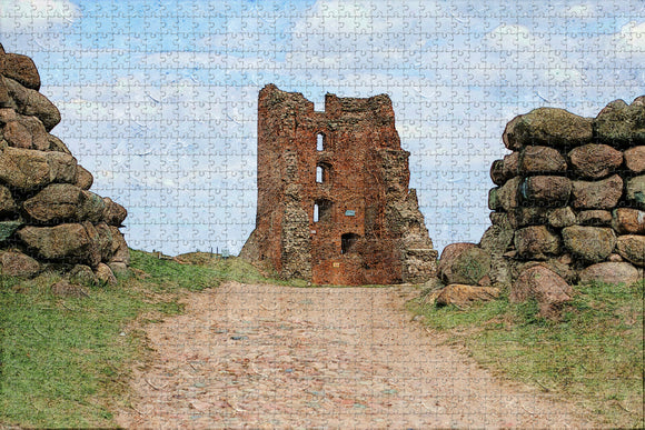 Belarus Castle In Novogrudok Jigsaw Puzzle Wooden 1000 Piece