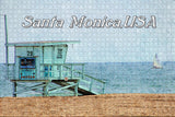 USA America Santa Monica B each Jigsaw Puzzle Wooden 1000 Piece