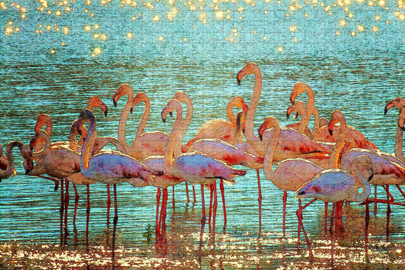 Flamingo Fort Lauderdale USA Jigsaw Puzzle Wooden 1000 Piece