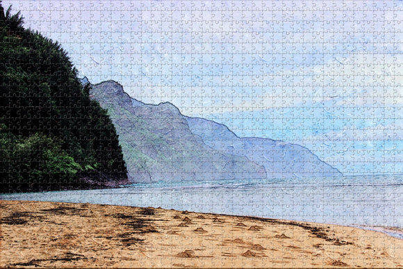 Kalaupapa Hawaii USA Jigsaw Puzzle Wooden 1000 Piece