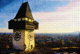 Austria Uhrturm Graz Jigsaw Puzzle Wooden 1000 Piece