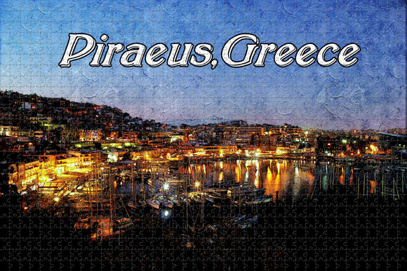 Greece Piraeus Jigsaw Puzzle Wooden 1000 Piece