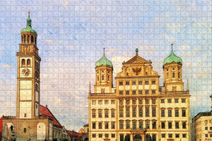 Germany Augsburg Town Hall Jigsaw Puzzle Wooden 1000 Piece