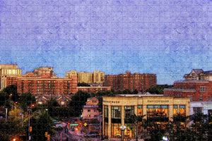 Arlington Skyline USA Jigsaw Puzzle Wooden 1000 Piece