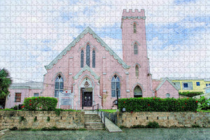 Bermuda Church Jigsaw Puzzle Wooden 1000 Piece