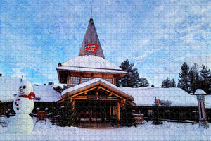 Finland Santa Claus Village Rovaniemi Jigsaw Puzzle Wooden 1000 Piece