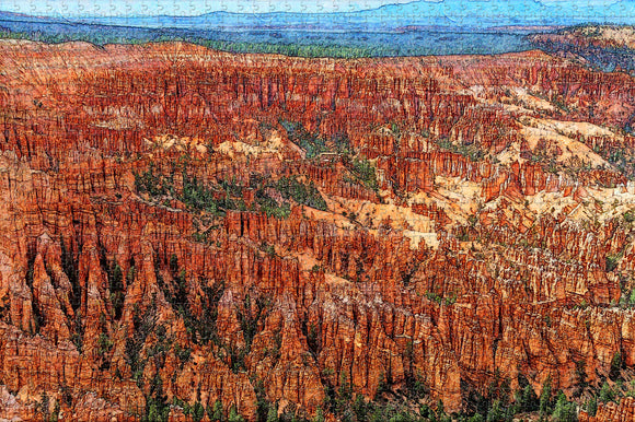 Red Rocks Amphitheatre Denver USA Jigsaw Puzzle Wooden 1000 Piece