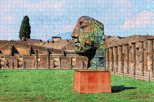 Italy Naples Pompeii Statue Jigsaw Puzzle Wooden 1000 Piece