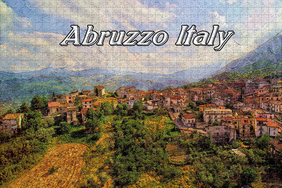 Abruzzo Italy Jigsaw Puzzle Wooden 1000 Piece