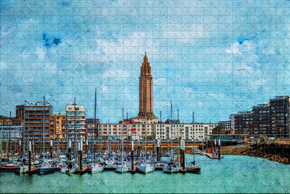 France Le Havre Jigsaw Puzzle Wooden 1000 Piece