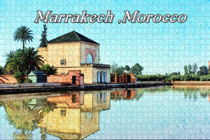 Morocco Marrakech Menara Palace Jigsaw Puzzle Wooden 1000 Piece