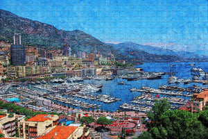 France French Riviera Jigsaw Puzzle Wooden 1000 Piece