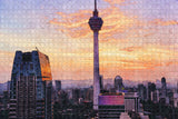 Malaysia Menara Kuala Lumpur Jigsaw Puzzle Wooden 1000 Piece