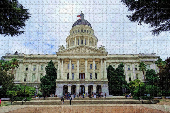 California State Capitol Museum Sacramento USA Jigsaw Puzzle Wooden 1000 Piece