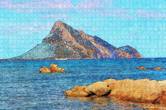 Italy Olbia Sardinia Jigsaw Puzzle Wooden 1000 Piece