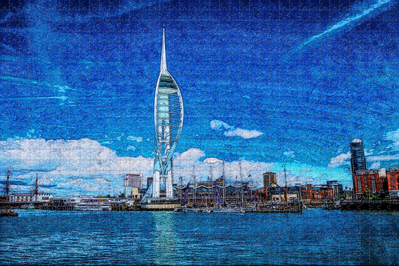 UK England Emirates Spinnaker Tower Portsmouth Jigsaw Puzzle Wooden 1000 Piece