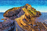 Spain Gaztelugatxe Basque Country Bakio Jigsaw Puzzle Wooden 1000 Piece