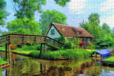 Holland Giethoorn Jigsaw Puzzle Wooden 1000 Piece