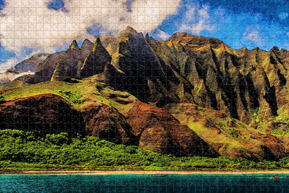 Hawaii Idyllic USA Jigsaw Puzzle Wooden 1000 Piece