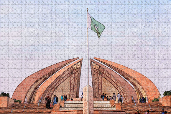 Pakistan Monument Islamabad Pakistan Jigsaw Puzzle Wooden 1000 Piece