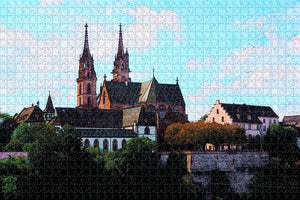 Switzerland Basel Minster Jigsaw Puzzle Wooden 1000 Piece