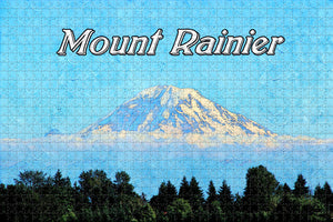 America USA Mount Rainier Seattle Jigsaw Puzzle Wooden 1000 Piece