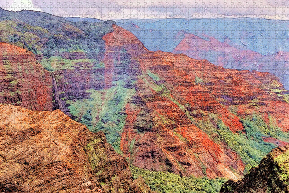 Kauai Waimea Canyon State Park Hawaii USA Jigsaw Puzzle Wooden 1000 Piece