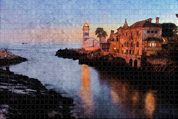 Portugal Cascais Jigsaw Puzzle Wooden 1000 Piece