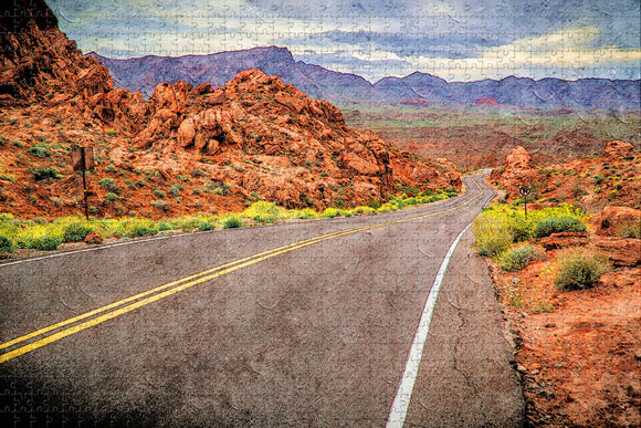 America USA Valley Of Fire State Park Nevada Jigsaw Puzzle Wooden 1000 Piece