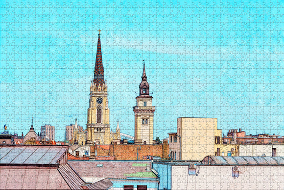 Serbia Novi Sad Jigsaw Puzzle Wooden 1000 Piece