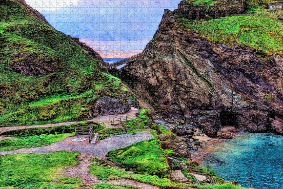 UK England Tintagel Castle Jigsaw Puzzle Wooden 1000 Piece