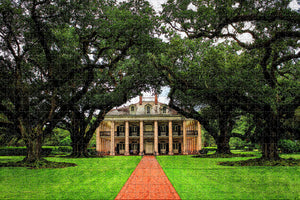 America USA Oak Alley Plantation Jigsaw Puzzle Wooden 1000 Piece