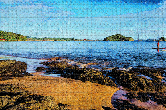 New Zealand Paihia Jigsaw Puzzle Wooden 1000 Piece