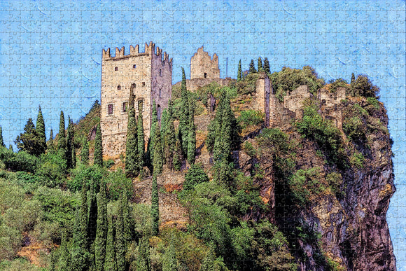 Italy Arco Castle Jigsaw Puzzle Wooden 1000 Piece