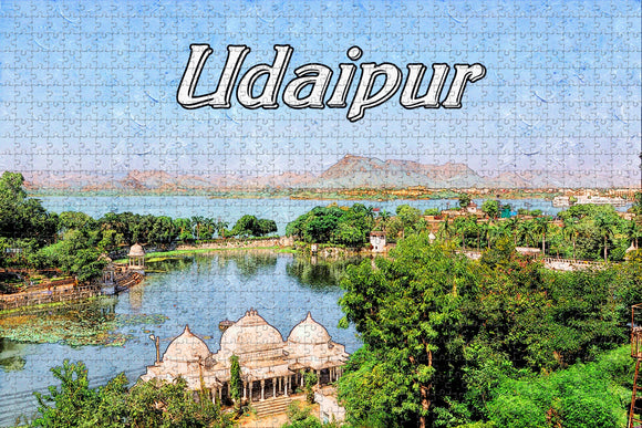 India Lake Pichola Udaipur Jigsaw Puzzle Wooden 1000 Piece