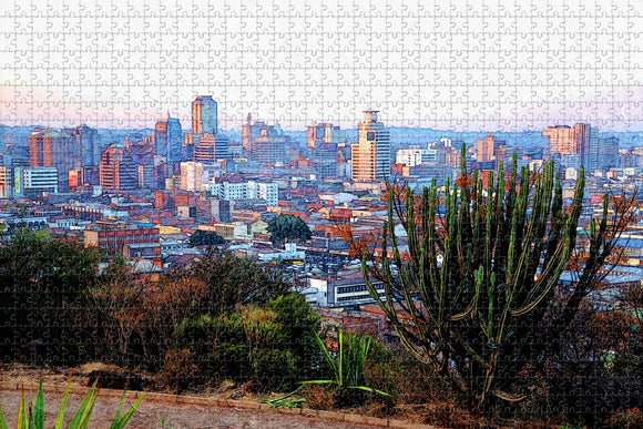 Harare Zimbabwe Jigsaw Puzzle Wooden 1000 Piece