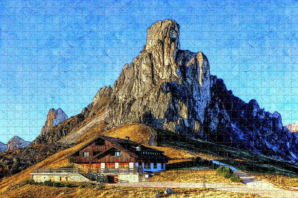 Passo Giau Dolomites Italy Jigsaw Puzzle Wooden 1000 Piece