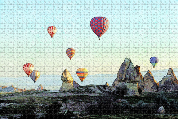 Turkey Hot Air Balloon Cappadocia Jigsaw Puzzle Wooden 1000 Piece