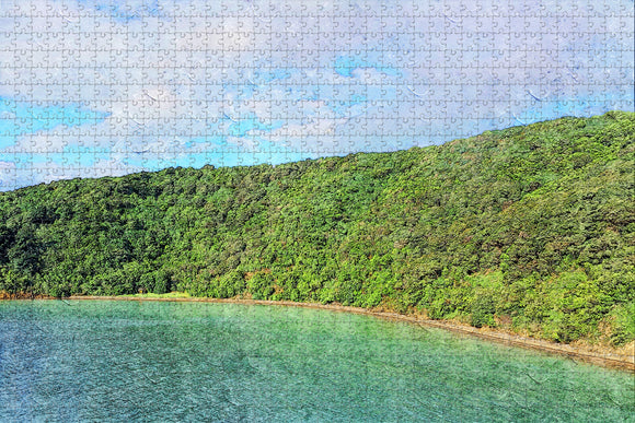 New Zealand Marlborough Sounds Picton Jigsaw Puzzle Wooden 1000 Piece