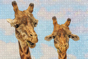 Giraffe Busch Gardens Tampa USA Jigsaw Puzzle Wooden 1000 Piece