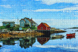 Canada Port Boat Houses Peggy's Cove Jigsaw Puzzle Wooden 1000 Piece